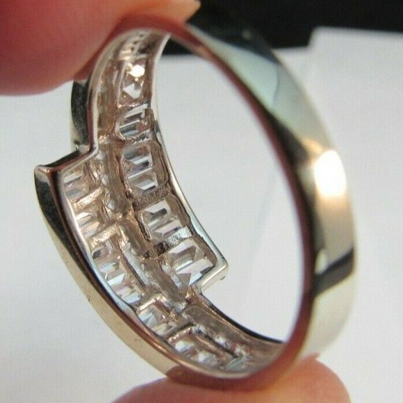 DQCZ Jewelry P4k Solid White Gold 3cttw Diamond Ring Sz 7 Poshmark